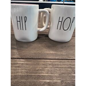 Rae Dunn Hip Hop mugs‎ dance Easter spring fun cups coffee tea
